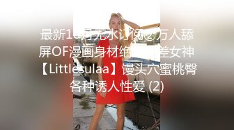 最新10月无水订阅②万人舔屏OF漫画身材绝美反差女神【Littlesulaa】馒头穴蜜桃臀各种诱人性爱 (2)