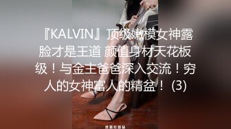 『KALVIN』顶级嫩模女神露脸才是王道 颜值身材天花板级！与金主爸爸深入交流！穷人的女神富人的精盆！ (3)