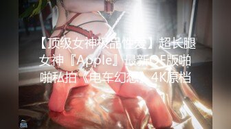 【顶级女神极品性爱】超长腿女神『Apple』最新OF版啪啪私拍《电车幻想》4K原档