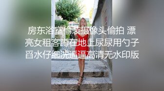 房东浴室偷装摄像头偷拍 漂亮女租客蹲在地上尿尿用勺子舀水仔细洗逼逼高清无水印版