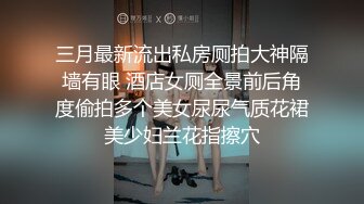 三月最新流出私房厕拍大神隔墙有眼 酒店女厕全景前后角度偷拍多个美女尿尿气质花裙美少妇兰花指擦穴