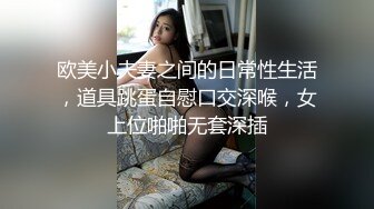 欧美小夫妻之间的日常性生活，道具跳蛋自慰口交深喉，女上位啪啪无套深插